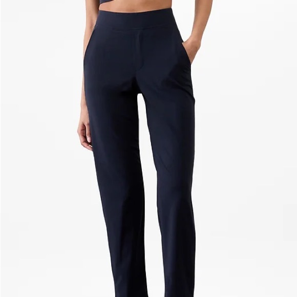 Athleta Pants - Athleta Brooklyn Mid Rise Ankle Pant - Navy, 2